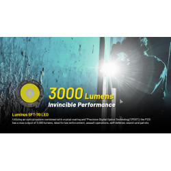 Lampe Torche Nitecore P23I 3000 lumens Invincible Performance