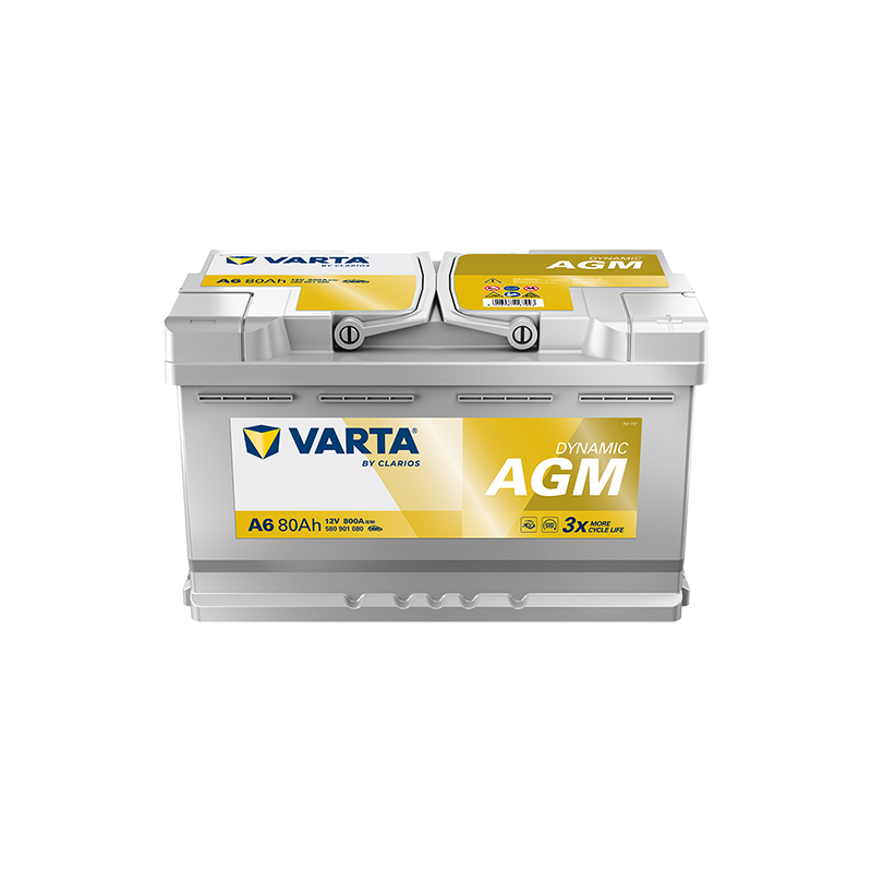 Batterie Auto Varta A6 AGM / xEV 12V 80Ah L4