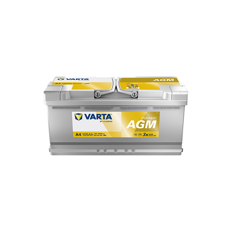 Batterie Auto Varta A4 AGM / xEV 12V 105Ah L6 Start and stop