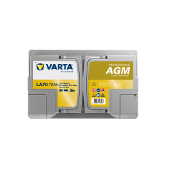 Batterie à décharge lente VARTA Professional - AGM LA70 12V 70Ah 760A Top