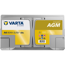 Batterie Auto Varta A6 AGM / xEV 12V 80Ah L4 Top