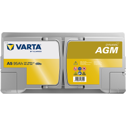 Batterie Auto Varta A5 AGM / xEV 12V 95Ah L5 Start and stop Top
