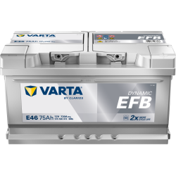 Batterie Auto VARTA BLUE Dynamic EFB E46 12V 75Ah 730Amp