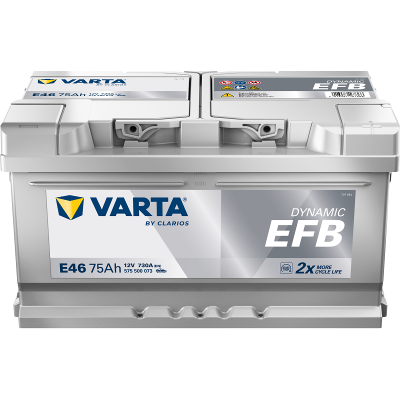 Batterie Auto VARTA BLUE Dynamic EFB E46 12V 75Ah 730Amp