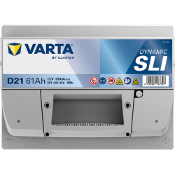 Batterie Auto VARTA Dynamic SLI D21 12V 61Ah 600A 561400060 Top