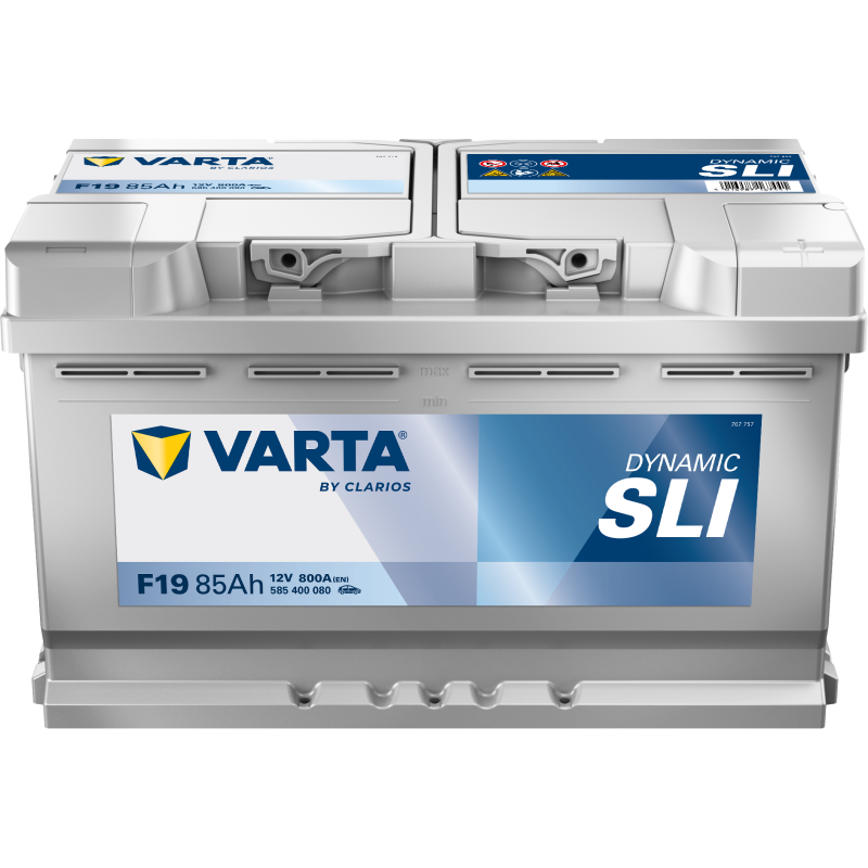 Batterie Auto VARTA Dynamic SLI F19 12V 85Ah 800A 585400080
