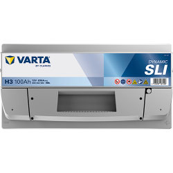 Batterie Auto VARTA Dynamic SLI H3 12V 100Ah 830A 600402083 Top