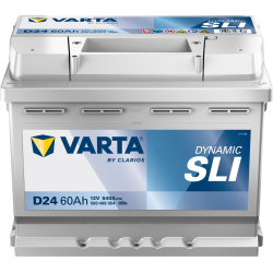 Batterie Auto VARTA Dynamic SLI D24 12V 60Ah 540A 560408054