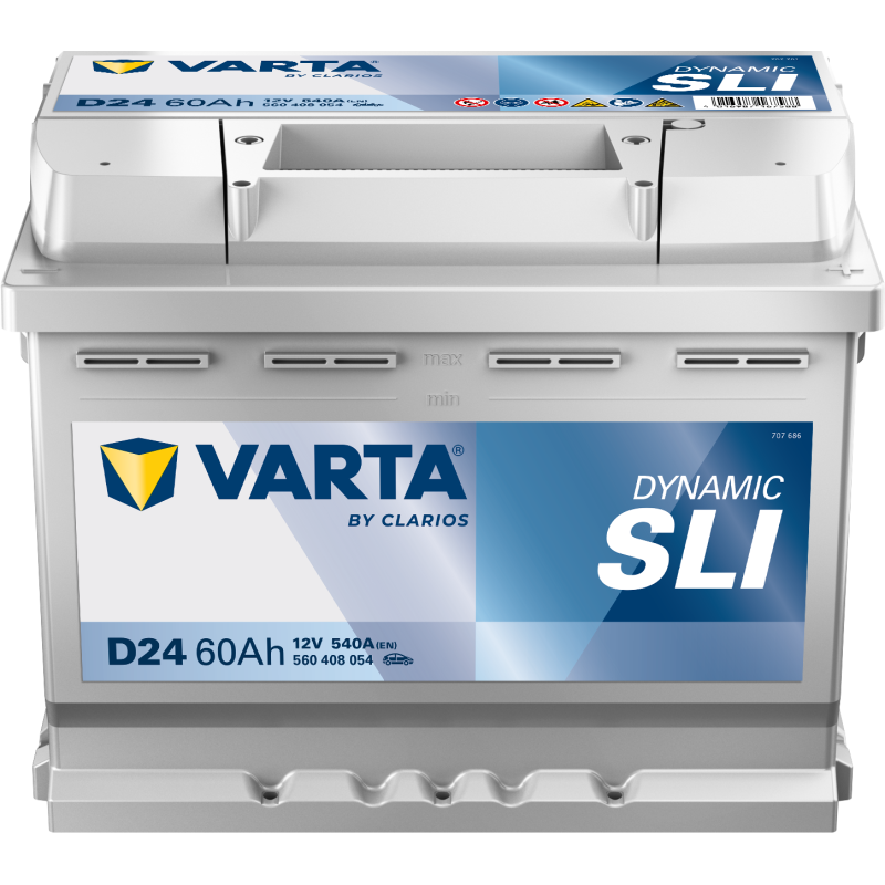 Batterie Auto VARTA Dynamic SLI D24 12V 60Ah 540A 560408054