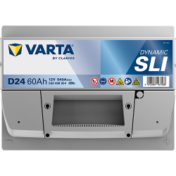 Batterie Auto VARTA Dynamic SLI D24 12V 60Ah 540A 560408054 Top