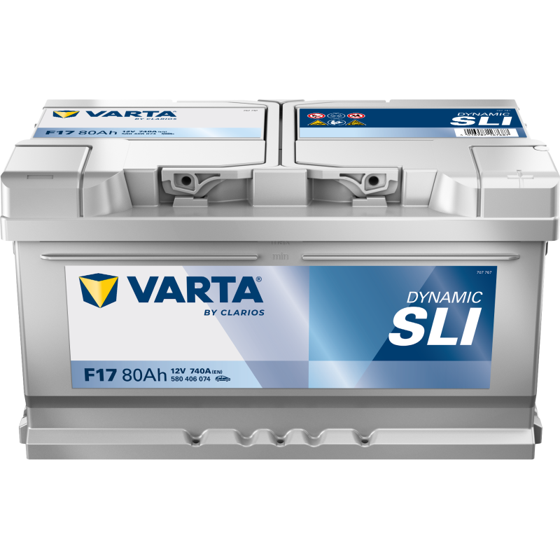 Batterie Auto VARTA Dynamic SLI F17 12V 80Ah 740A 580406074