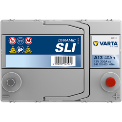 Batterie Auto VARTA Dynamic SLI A13 12V 40Ah 330A 540125033 Top