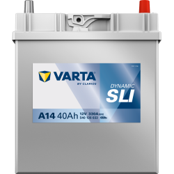 Batterie Auto VARTA Dynamic SLI A14 12V 40Ah 330A 540126033 Front