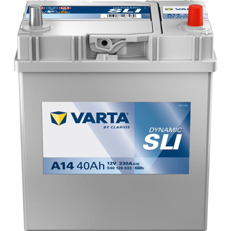 Batterie Auto VARTA Dynamic SLI A14 12V 40Ah 330A 540126033