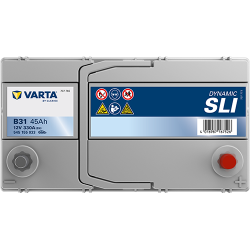 Batterie Auto VARTA Dynamic SLI B31 12V 45Ah 330A 545155033 Top