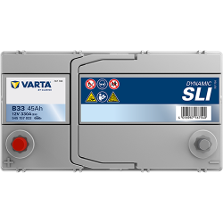 Batterie Auto VARTA Dynamic SLI B31 12V 45Ah 330A 545157033 Top