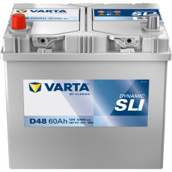 Batterie Auto VARTA Dynamic SLI D48 12V 60Ah 540A 560411054