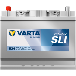 Batterie Auto VARTA Dynamic SLI E24 12V 70Ah 630A 570413063 Front