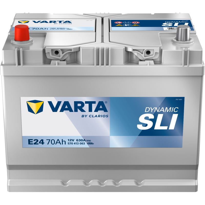 Batterie Auto VARTA Dynamic SLI E24 12V 70Ah 630A 570413063