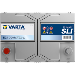 Batterie Auto VARTA Dynamic SLI E24 12V 70Ah 630A 570413063 Top
