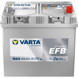Batterie Auto VARTA Dynamic EFB N65 12 V 65Ah 650A 565501065