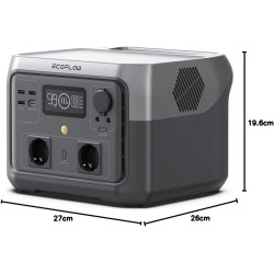Station Électrique Portable ECOFLOW RIVER 2 MAX 512 Wh Dimensions