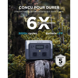 Station Électrique Portable ECOFLOW RIVER 2 MAX Durabilité